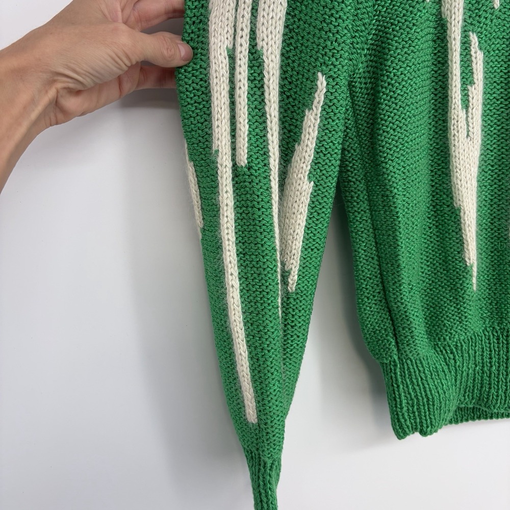 VTG Nannell Sweater S Green Angora Soft Girl Feminine Fairy Whimsical Mystical - Picture 7 of 10